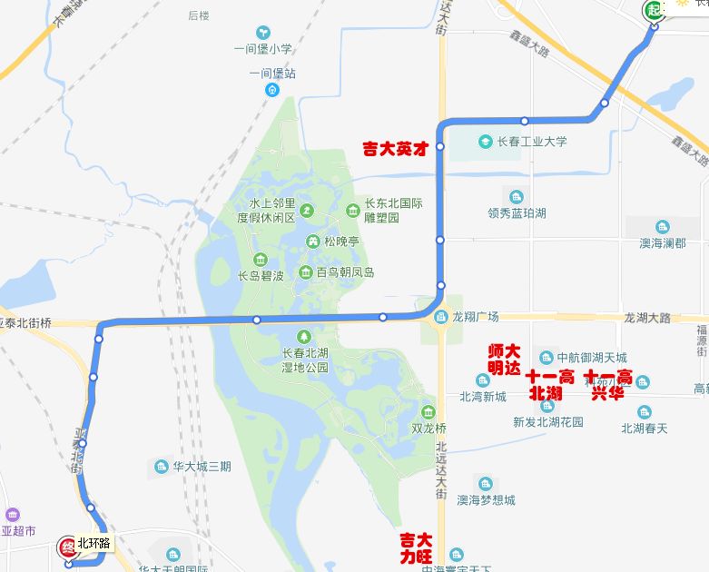 長春北湖規(guī)劃圖，揭示未來城市的宏偉藍圖